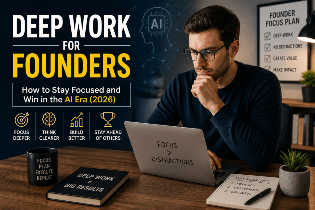 Deep Work for Founders in the AI Era (2026)